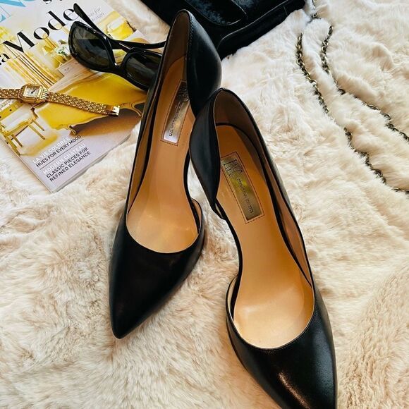 ♥️ Black Stiletto d’Orsay Heels/Shoes, size 8.5 - Picture 13 of 13